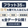 フラット35で注文住宅を建てた人はどんな人？
